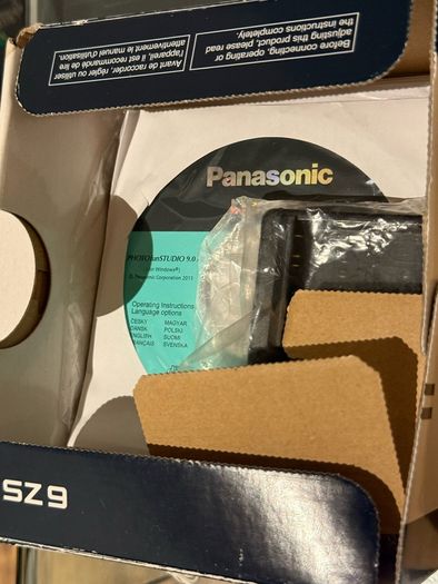 Panasonic Lumix DMC-SZ9 Digital Camera - Black (Boxed, Mint, Wi-Fi)