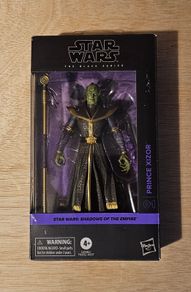 Star Wars Prince Xizor 6" Scale Black Series (Some Edge Wear To The Box) New & Unopened