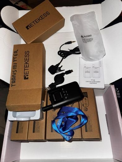 Wireless "Tour Guide" Headsets x7