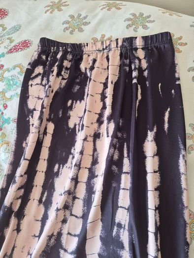 SKIRT black and cream
