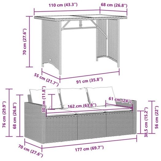 Garden Dining Set