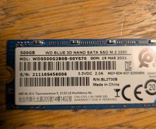 500gb Ssd Wd Blue 3d Sata Ssd M.2 2080