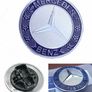 Mercedes Benz Flat Emblem Bonnet in 3 Colors 57mm Image 3