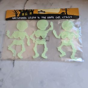 Halloween Glow in the Dark Gel Cling Decorations