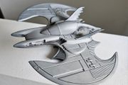 Batman 1989 Batwing Metal Desktop figure