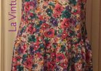 Vintage Floral Print Summer Dress