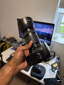 Canon 1300D with 3 lenses and 3 Batteries