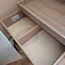 3 drawer chest - oak Image 4