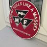Nothing  pulles like massey cast iron sign Image 2