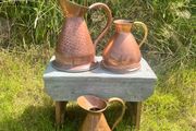 Antique/Vintage Copper Jug Measures