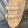 Vintage large solid wood handmade turned Image 3