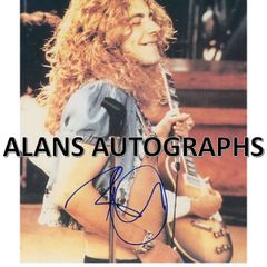 Led Zeppelin -  Robert Plant Autograph