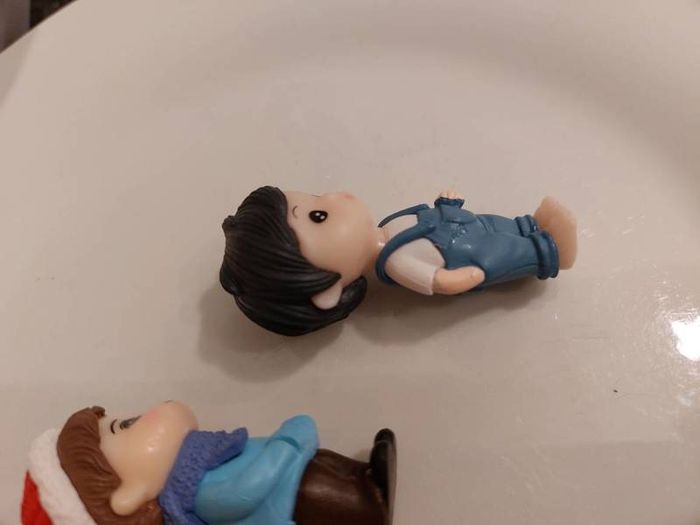 Mini Boys Statue Cake Decorations