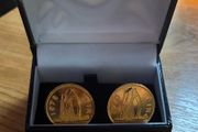 irish coin cuff links