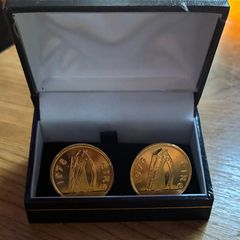 irish coin cuff links