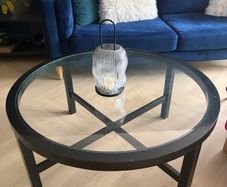 glass coffee table