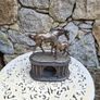 pewter horse an foul beautiful piece Image 3
