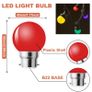 Brand New B22 LED Colored Bulbs G45 2W 14-Pack Image 2