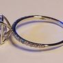 14k Gold ring with 2.09 ct Lab-Grown Diamonds, 1.89 ct main diamond cerified by IGI Laser inscripted Image 5