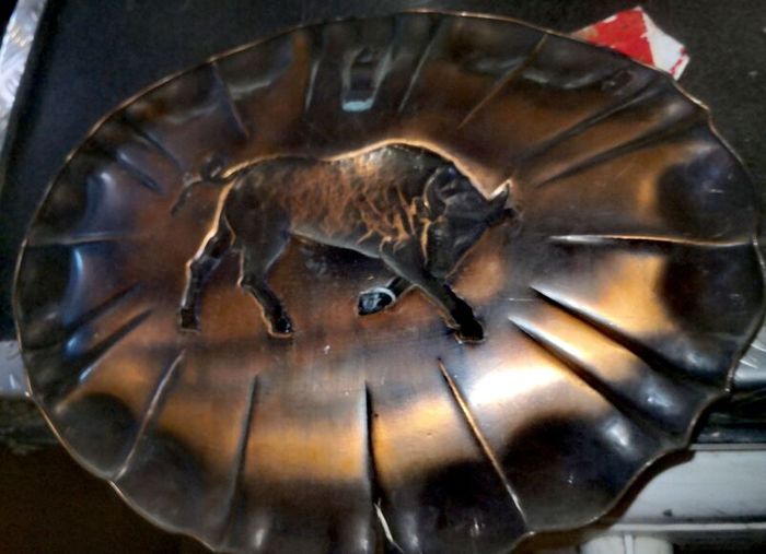 Large copper wall decoration