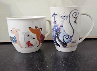 NEW Two Fine China Mugs