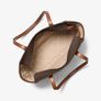 New Michael Kors Leida Signature Logo Tote handbag Image 7