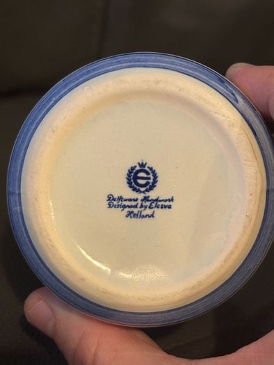 Vintage Delftware Elesva Holland Mug