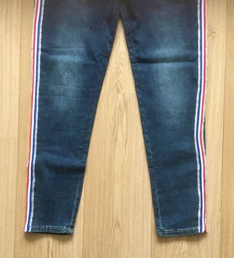 Melbourne designer denim cotton jeans 34 waist elasticated and 27 inch leg new with tags FREE STANDARD POSTAGE INCLUDED
