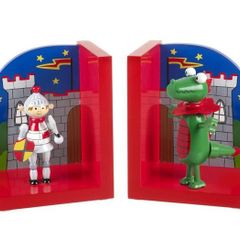 New:  OrangeTree Toys Knight & Dragon bookends