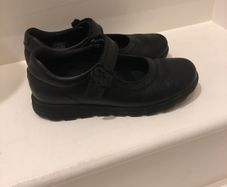 Black school shoes (leather, size 13)