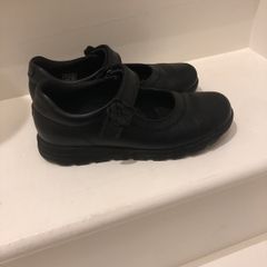 Black school shoes (leather, size 13)