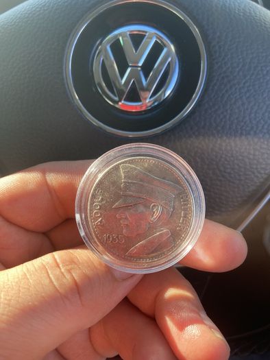 coin medal hitler 1935