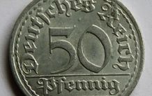 1920 Germany 50 Pfennigs Weimar Republic