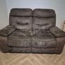 3&2 flux grey reclining suite Image 7