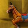 RARE VINTAGE Wind Up Daiya Trademark Dancing Horse Image 2