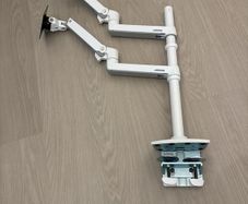Ergotron LX dual stacking arm, tall pole
