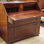 Large Victorian slant-front bureau chest / writing desk Image 7