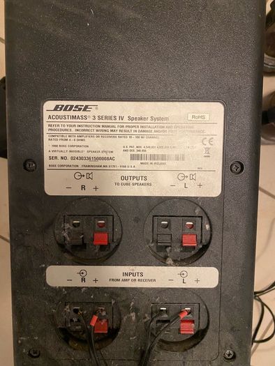 bose acoustimass speakers