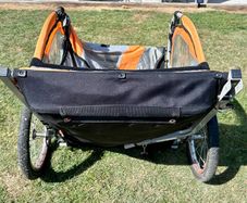 Double bike trailer for kids