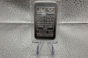 1oz Fine 999 Silver Bullion Johnson Matthey Bar.