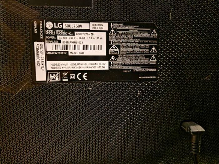 Lg 60' 4k Ultra Hd Smart Tv
