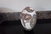 Hand Painted African Ostrich Egg