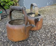 2 Copper Kettles