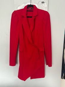 Red Blazer Dress