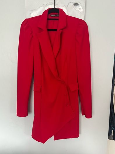Red Blazer Dress