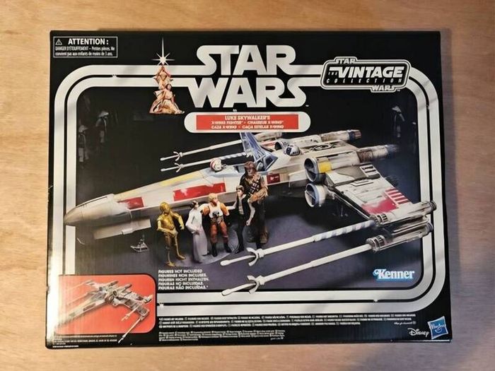 Star Wars Luke Skywalker's X-Wing Fighter 3.75 " Scale From The New Vintage Wave New & Unopened