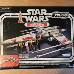 Star Wars Luke Skywalker's X-Wing Fighter 3.75 " Scale From The New Vintage Wave New & Unopened