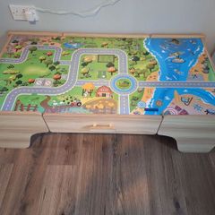wooden play table