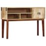 Console Table 115x30x76 cm Solid Rough Mango Wood Image 9