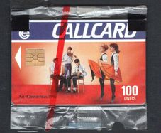 1991 Ireland 100 unit An tOireachtas Callcard was issued to promote the Oireachtas festival which celebrates the irish language and culture (Gemplus GEM1) Call Card Mint in Packaging
